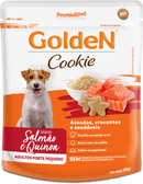Biscoito Golden Cookie Cães Adultos Porte Pequeno Salmão e Quinoa 350g