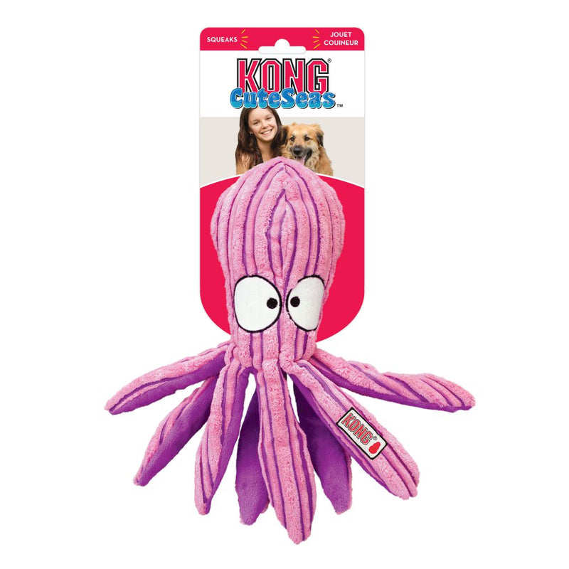 Brinquedo para Cachorro KONG Cuteseas Octopus Médio