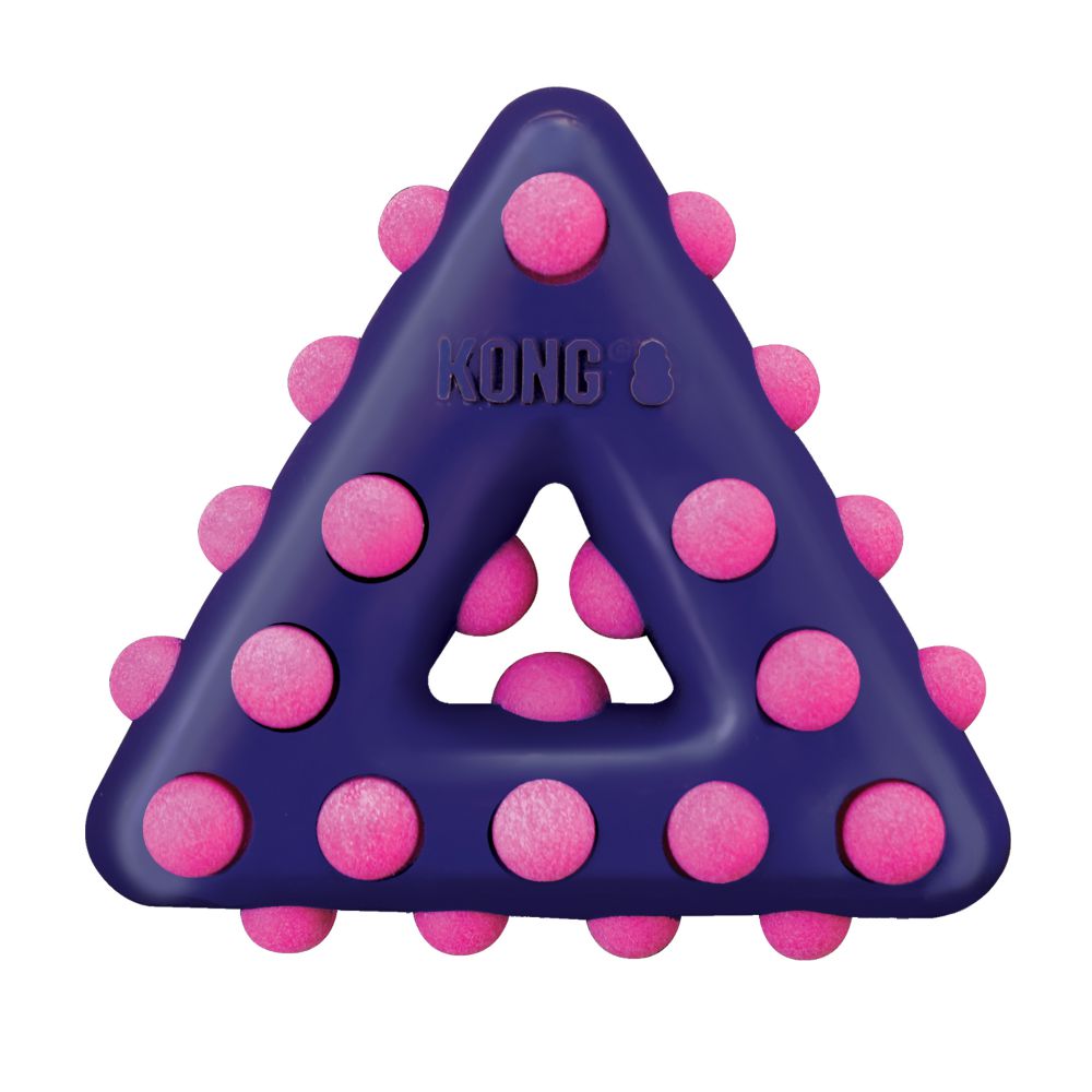 Brinquedo para Cachorro KONG Dotz Triangle Grande