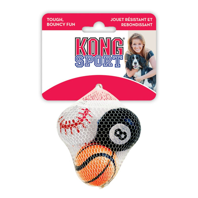 Brinquedo para Cachorro KONG Sport Balls Pequeno com 3