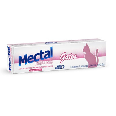 Vermífugo Mectal Pasta Gatos 3,6g