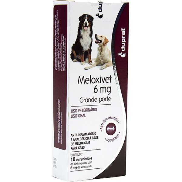 Medicamento Meloxivet 6mg Blister 10 Comprimidos