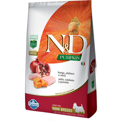 Ração N&D Pumpkin Cães Adultos Mini Frango 800g