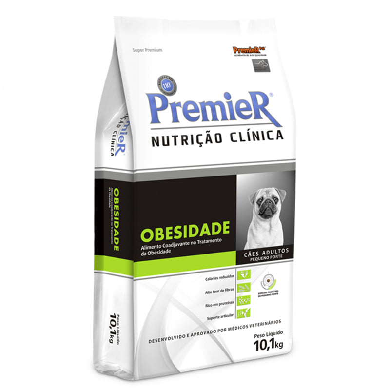 Ração Premier Nutrição Clínica Obesidade Cão Adulto Raças Pequenas 10,1kg