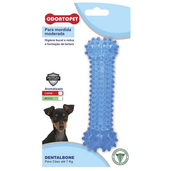 Brinquedo Odontopet Dentalbone Osso Cães até 7kg