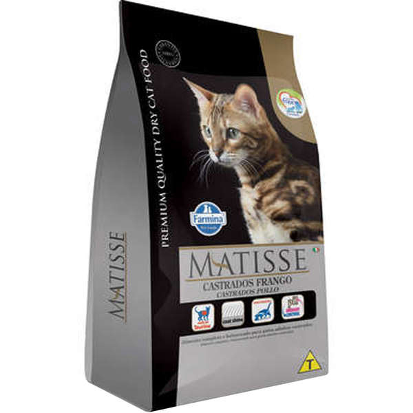 Ração Farmina Matisse Frango para Gatos Adultos Castrados 2kg