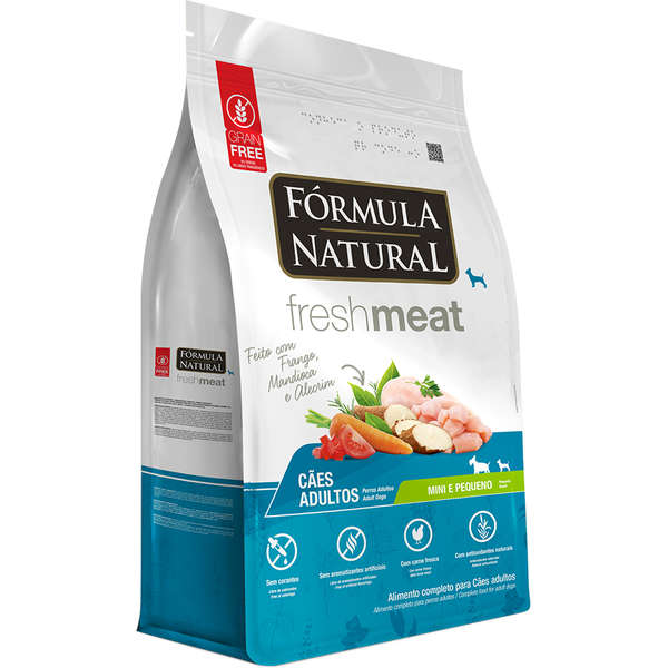 Ração Fórmula Natural Fresh Meat Cães Adultos Raças Pequenas e Mini 2,5kg