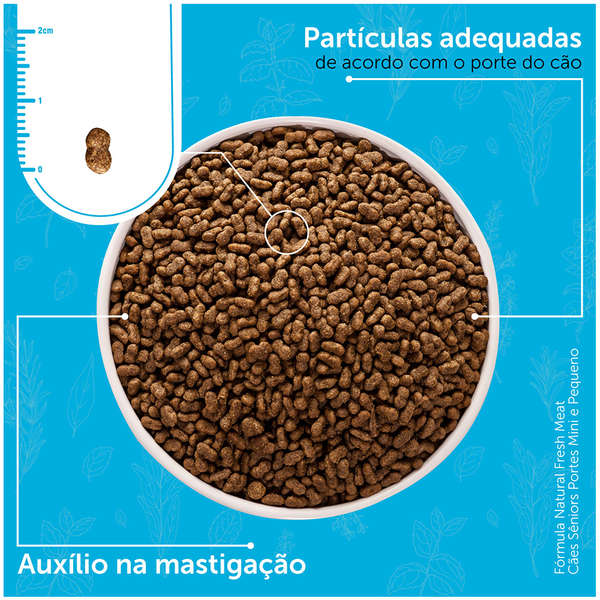 Ração Fórmula Natural Fresh Meat Cães Sênior Raças Pequenas e Mini 7kg