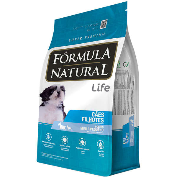 Ração Fórmula Natural Life Cães Filhotes Raças Pequenas e Mini 7kg