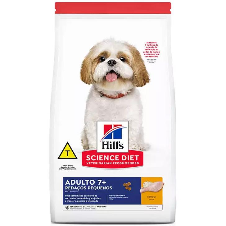 Ração Hill's Cão Adulto 7+ Pedaços Pequenos 6kg