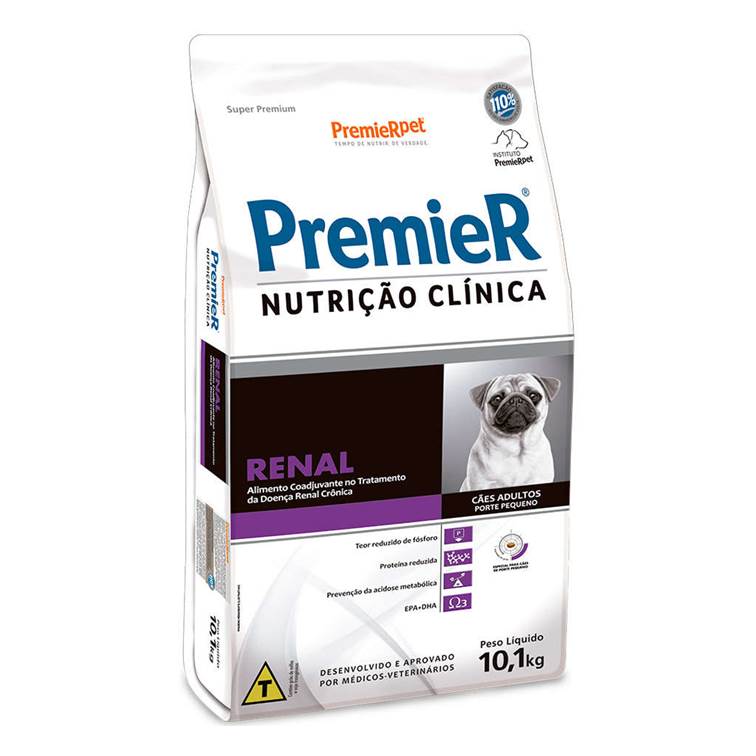 Ração Premier Nutrição Clínica Renal Cão Adulto Raças Pequenas 10,1kg