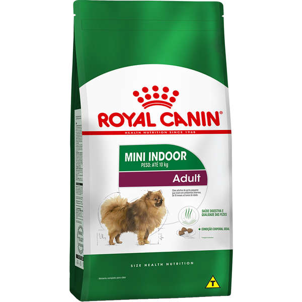 Ração Royal Canin Mini Indoor Adult Cães 2,5kg