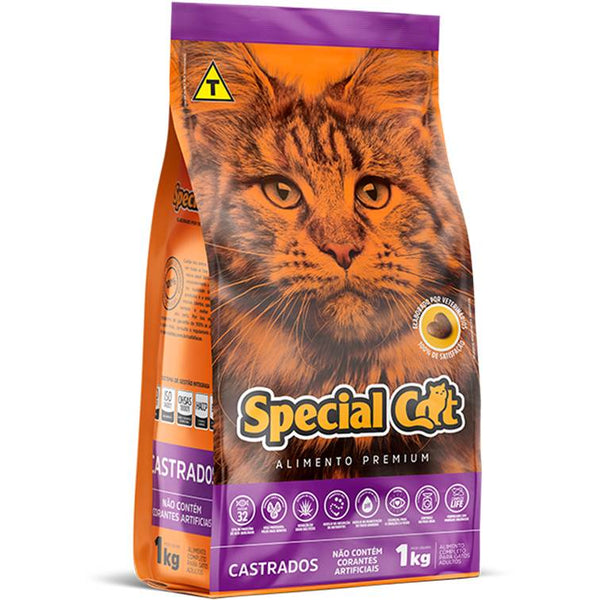 Ração Special Cat Premium Gatos Castrados 1kg