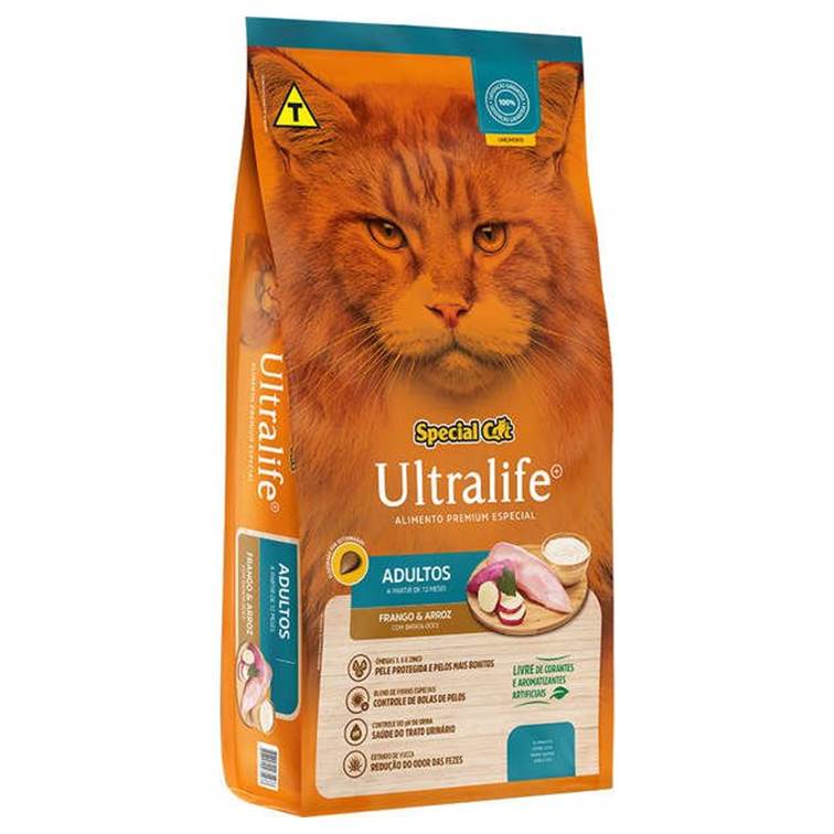 Ração Special Cat Ultralife Gatos Adultos Frango 1kg