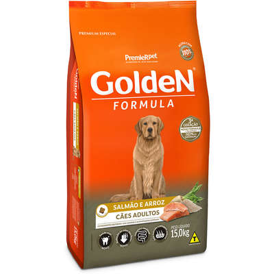 Ração Golden Fórmula Cães Adultos Salmão e Arroz 15kg