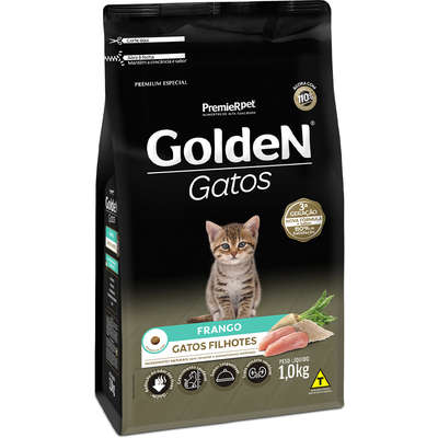 Ração Golden Gatos Filhotes Frango 1kg