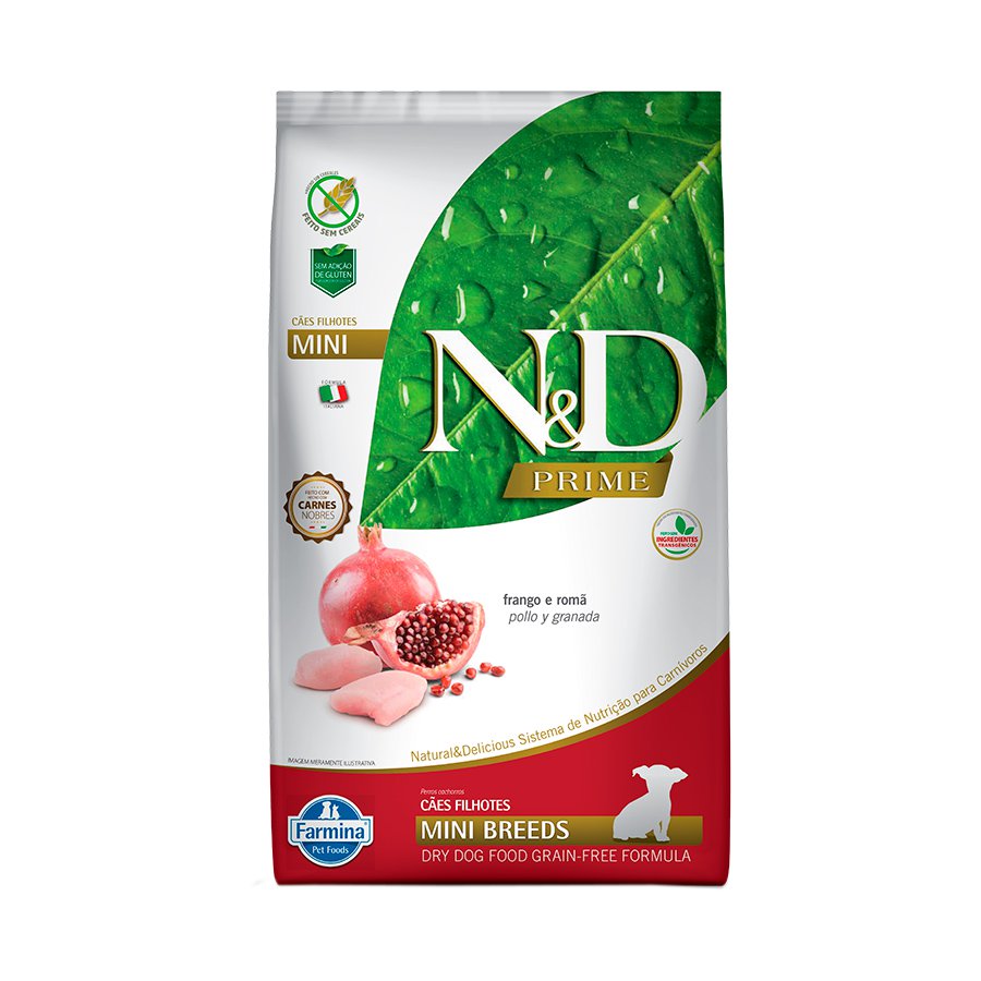 Ração N&D Prime Cães Filhotes Mini Frango 2,5kg
