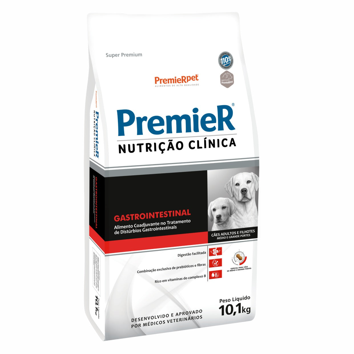 Ração Premier Nutrição Clínica Gastro Intestinal Cães Médio e Grande Porte 10,1kg