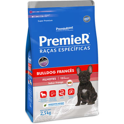 Ração Premier Raça Específica Bulldog Francês Filhotes 2,5kg