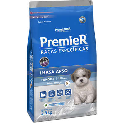 Ração Premier Raça Específica Lhasa Apso Filhote 2,5kg