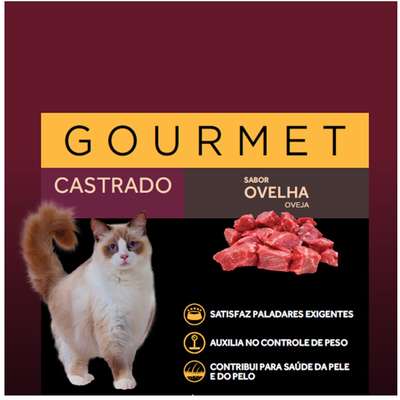 Alimento Úmido GranPlus Sachê Gourmet Gatos Castrados Ovelha 85g