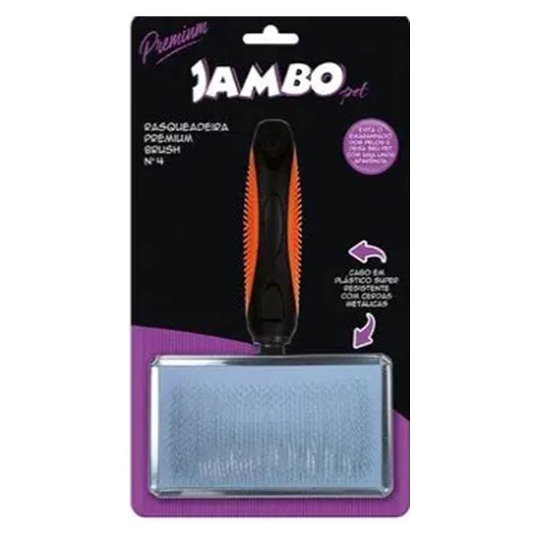 Rasqueadeira Jambo Premium Brush n4 Extra Grande