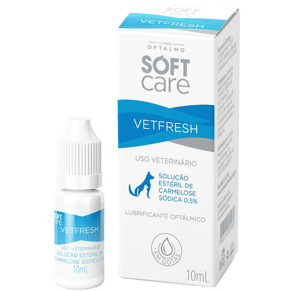 Solução Oftalmológica Soft Care Vetfresh 10ml