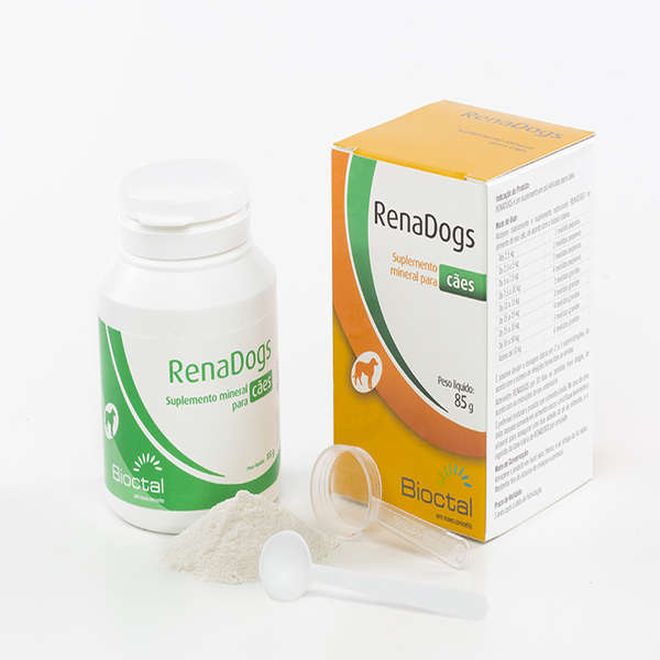 Suplemento Mineral RenaDogs Bioctal para Cães 85g