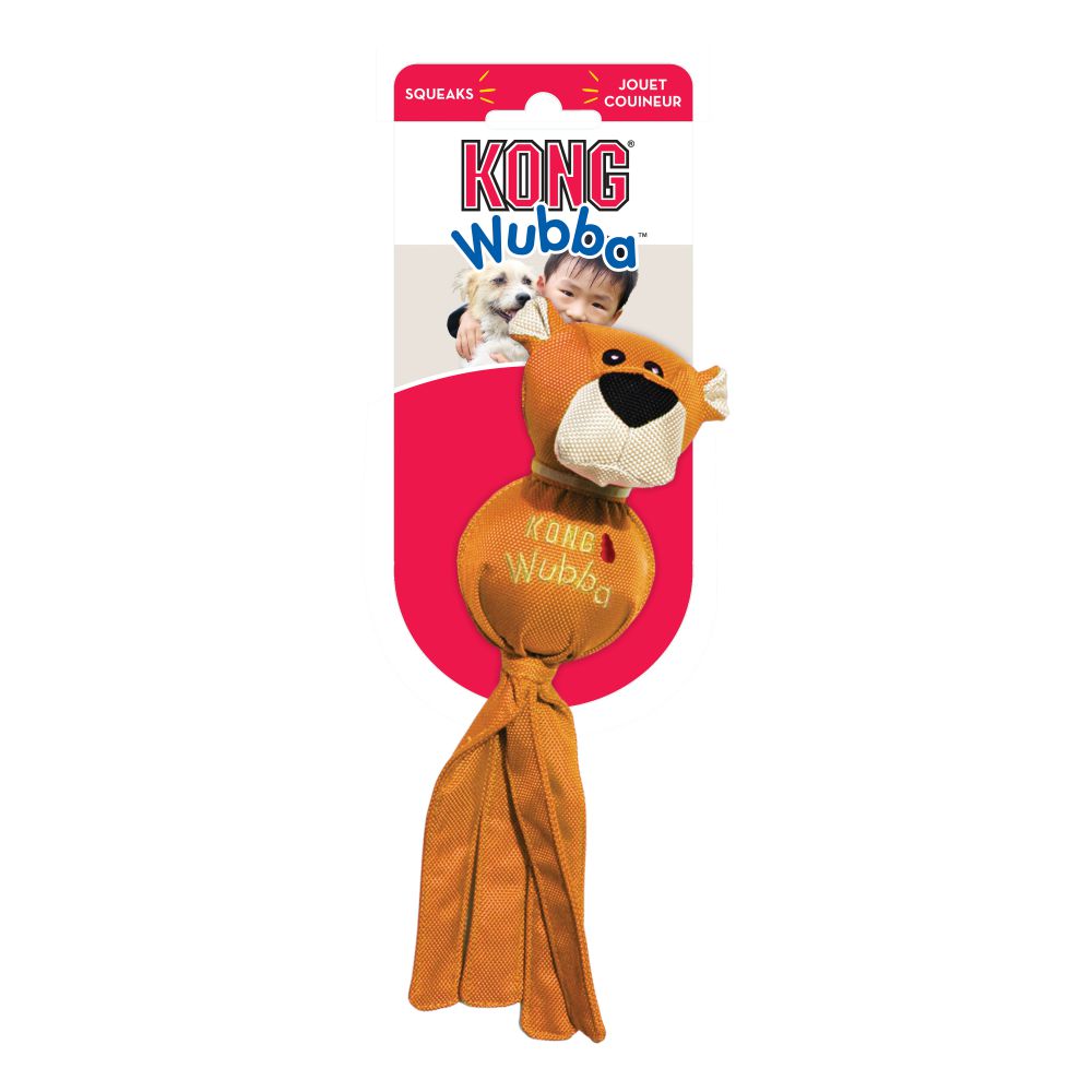 Brinquedo para Cachorro KONG Wubba Ballistic Friends Pequeno