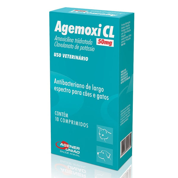 Medicamento Agemoxi CL 50mg 10 comprimidos
