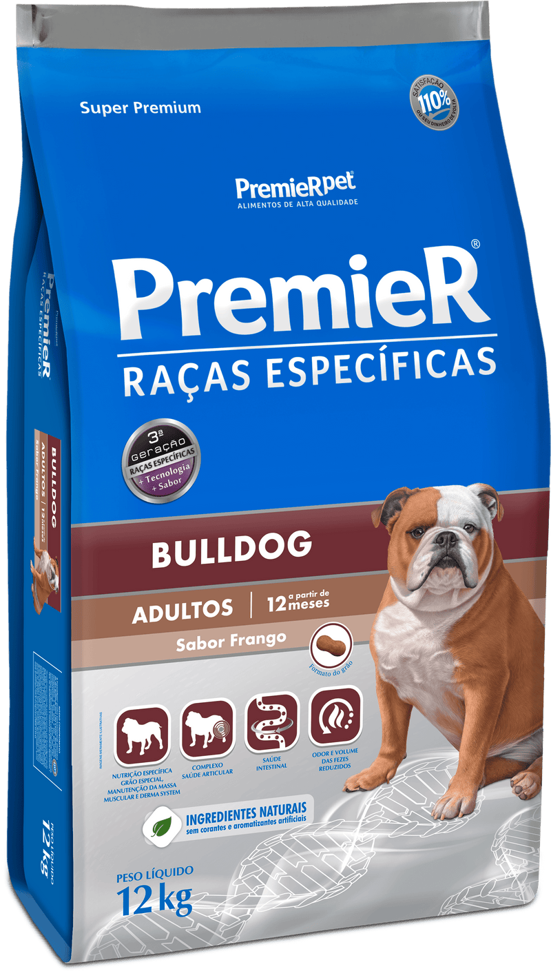Ração Premier Raça Específica Bulldog Adulto 12kg