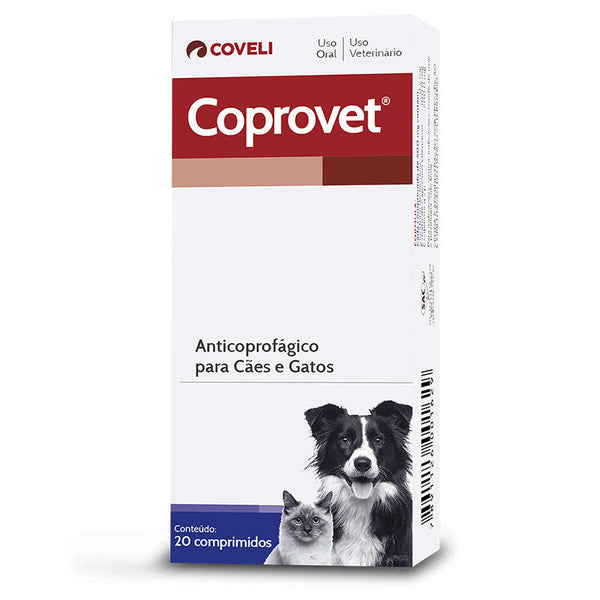 Coprovet Coveli Controle Coprofagia Cães 20 comprimidos