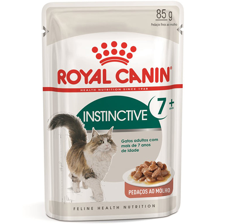 Alimento Úmido Royal Canin Sachê Gatos Instinctive 7+ 85g