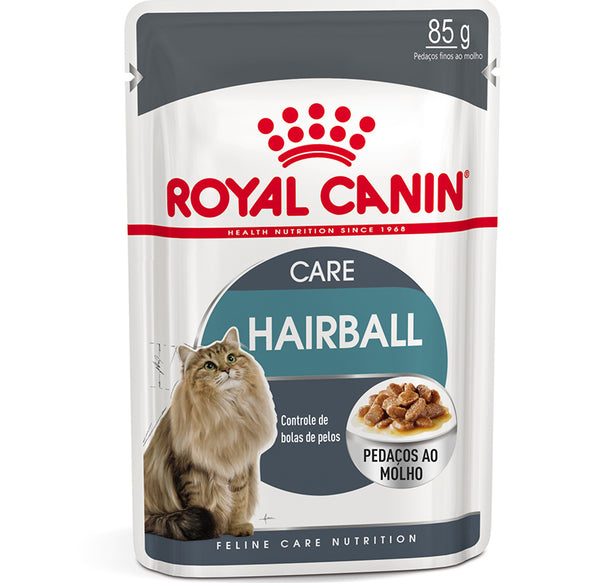Alimento Úmido Royal Canin Sachê Gatos Hairball Care 85g