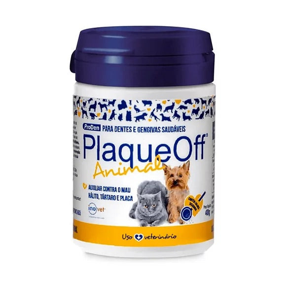 Suplemento Nutricional PlaqueOff para Cães e Gatos 40g