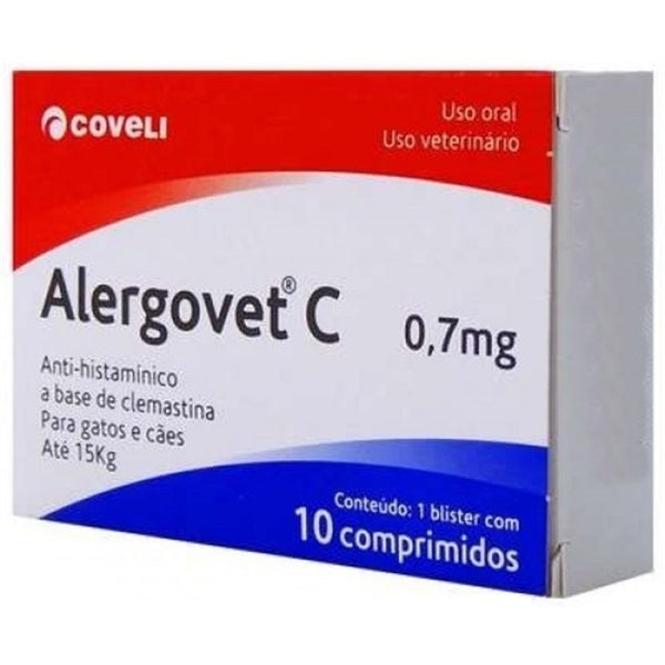 Medicamento Alergovet C 0,7mg
